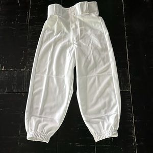 Rawlings white youth baseball pants, size XS